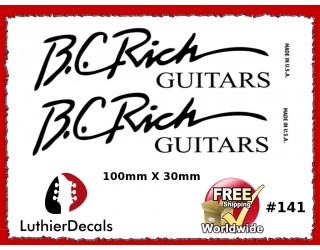 B.C. Rich Guitar Decal #141